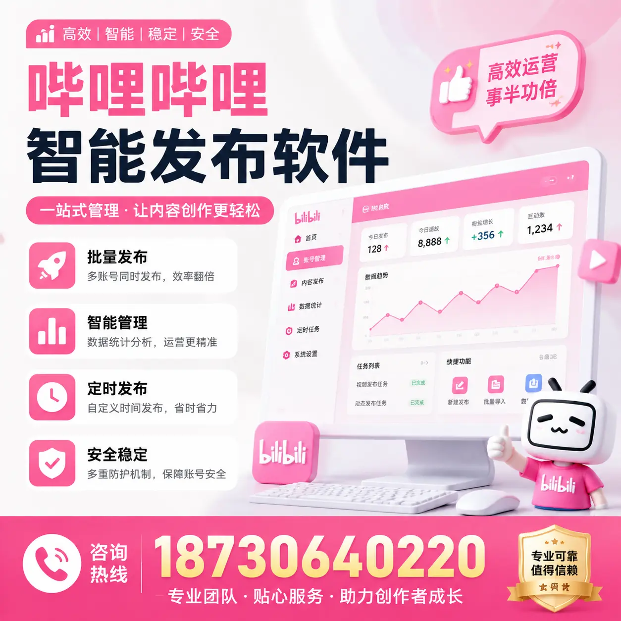 如何评估哔哩哔哩智能发布软件的ROI?无锡 企业必读